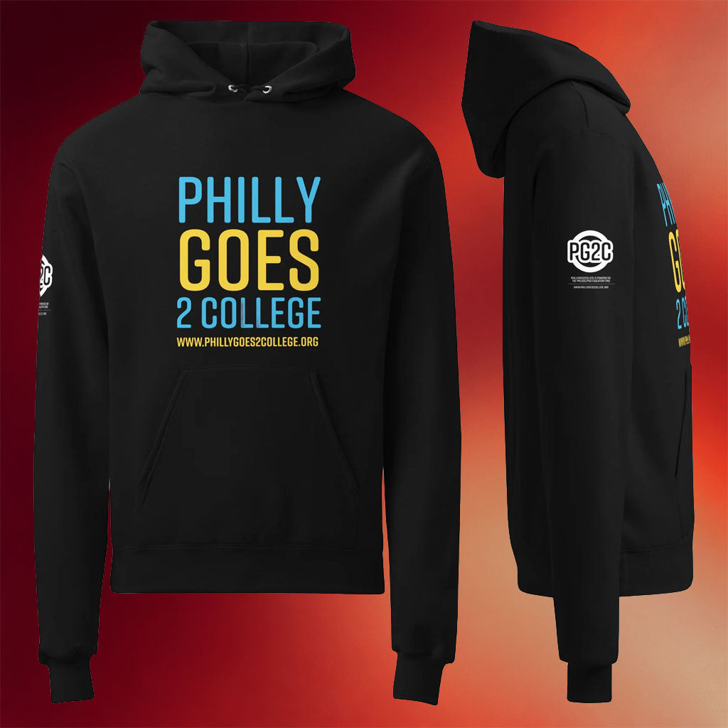 PG2C Merch 2026 PG2C Champion Hoodie Black PhillyGoes2College Hoodie Special Gifts