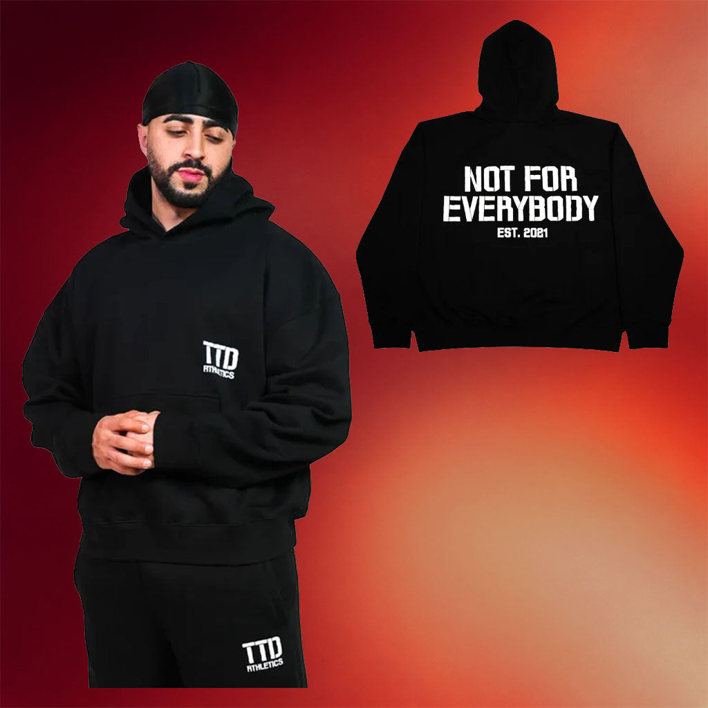 TTD Athletics Merch 2026 Not For Everybody Hoodie Black Till The Death Merch Gift For Husband