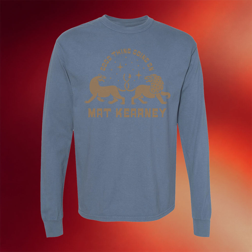Mat Kearney Merch 2026 Good Thing Going On Long Sleeve Shirt Music Related Gifts For Guys