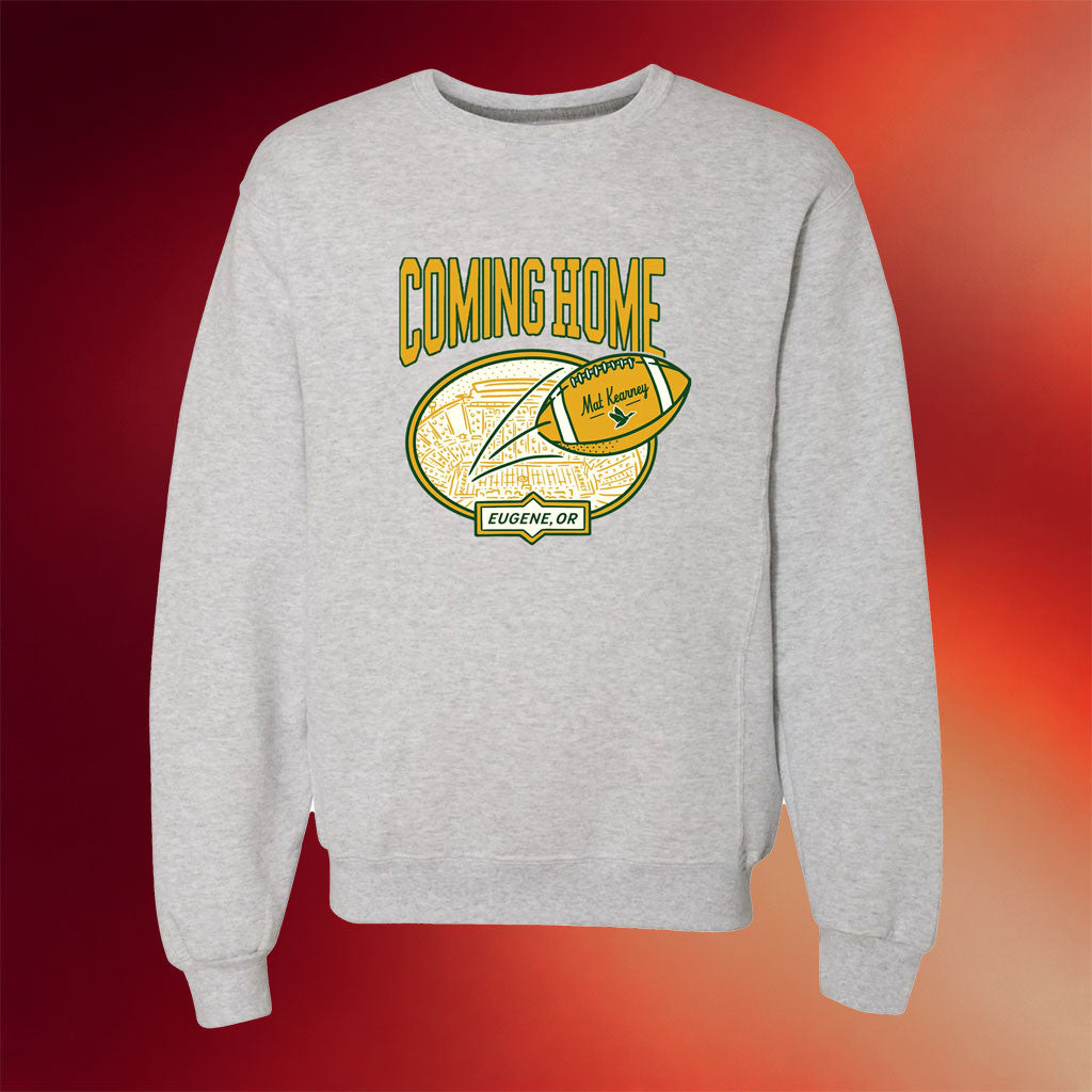 Mat Kearney Merch 2026 Coming Home Football Crewneck Sweatshirt Present For Friend