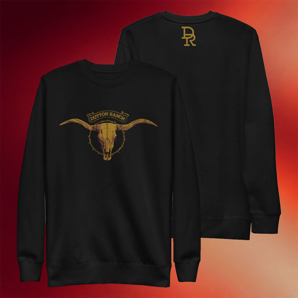 Dutton Ranch Merch 2026 Dutton Ranch Crewneck Steer Logo Sweatshirt Gift Ideas For Friends