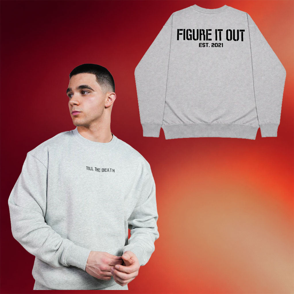 TTD Athletics Merch 2026 Figure It Out Crewneck Sweatshirt Till The Death Merch Gifts For Him