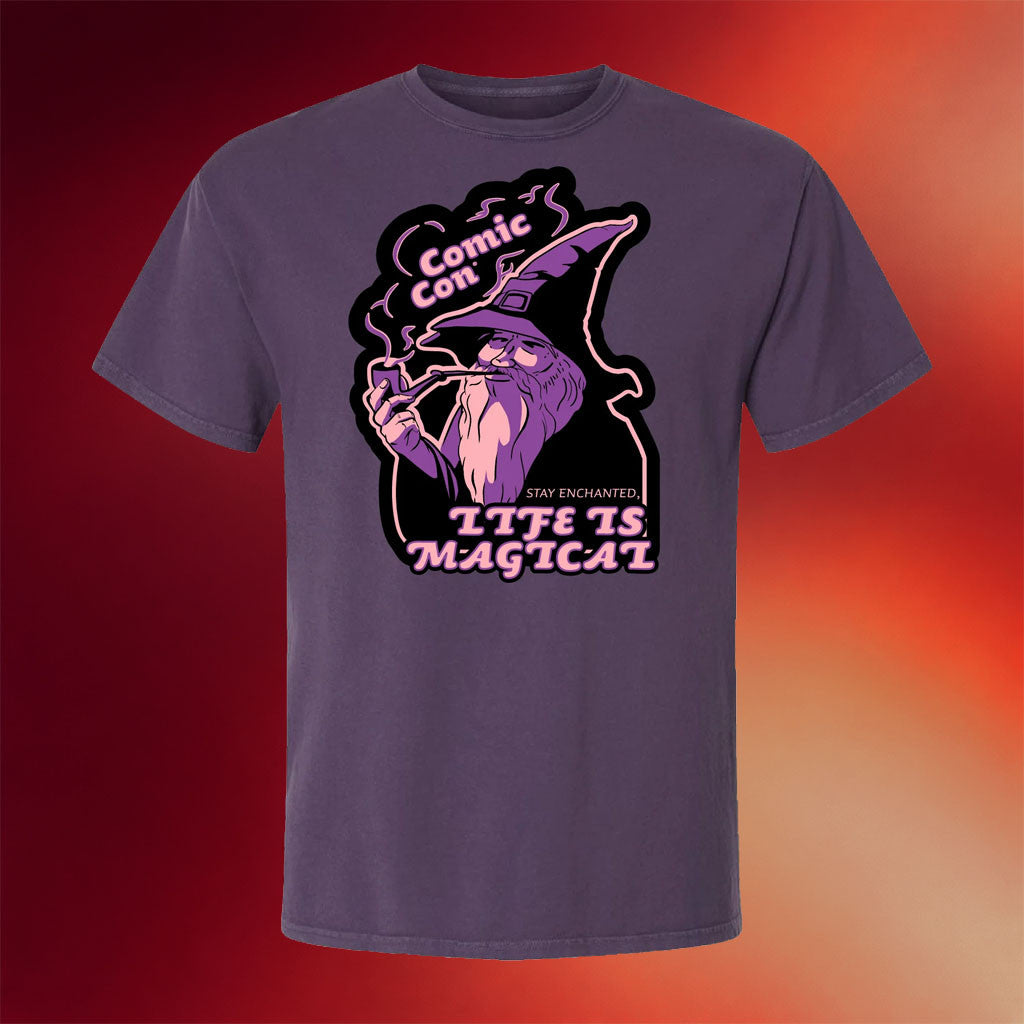 Comic Con Merch 2026 Comic Con Wizard T-Shirt Life Is Magical Shirt Cool Gifts For Her