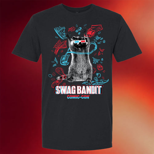 Comic Con Merch 2026 Swag Bandit T-Shirt Raccoon Shirt San Diego Comic Con 2026 Clothing