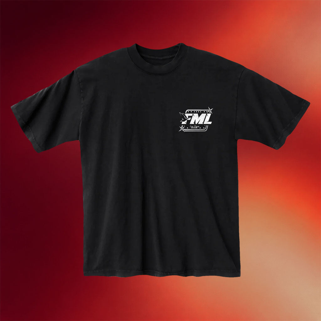 Fl0m Merch 2026 FML T-Shirt Black Fl0m Shirt Birthday Presents For Boyfriend