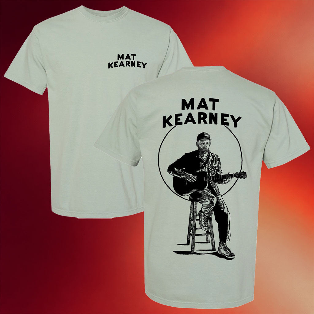 Mat Kearney Merch 2026 MK Stool T-Shirt Unique Gifts For Music Lovers