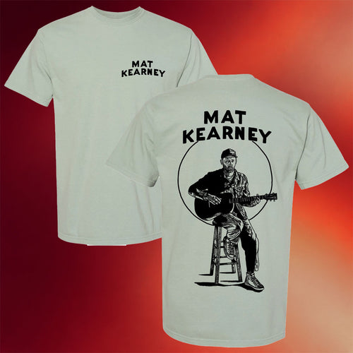 Mat Kearney Merch 2026 MK Stool T-Shirt Unique Gifts For Music Lovers