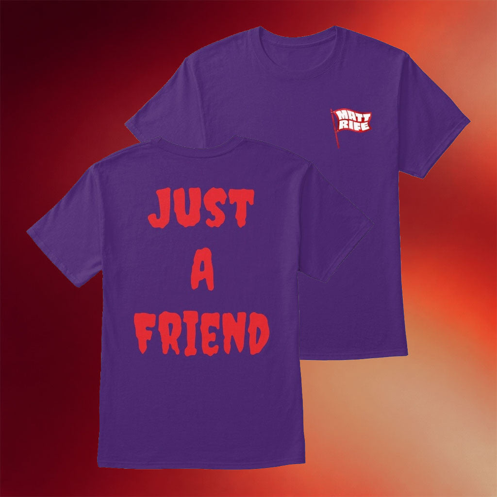 Matt Rife Merch 2026 Just A Friend T-Shirt Matt Rife Shirt Gift Ideas For Besties