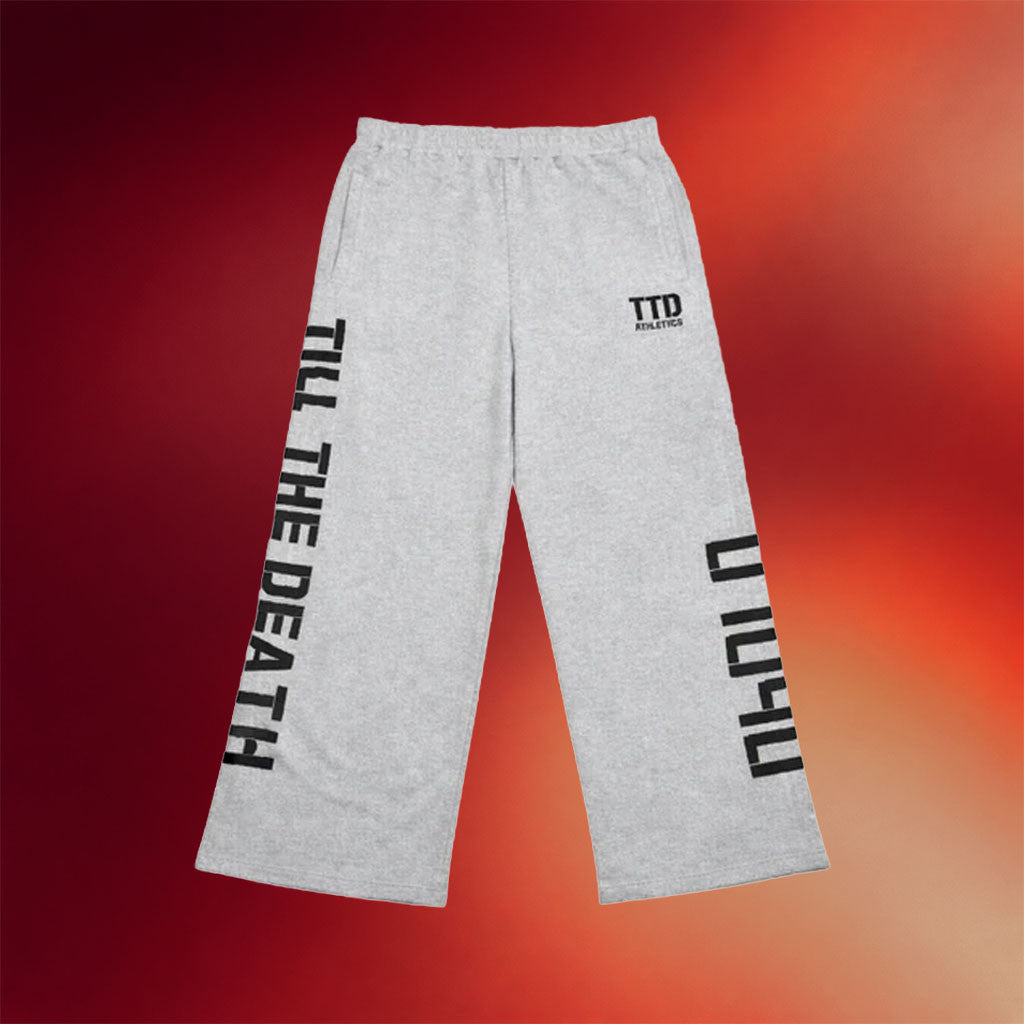 TTD Athletics Merch 2026 Jail House Sweatpants Gray Till The Death Merch Present For Friends
