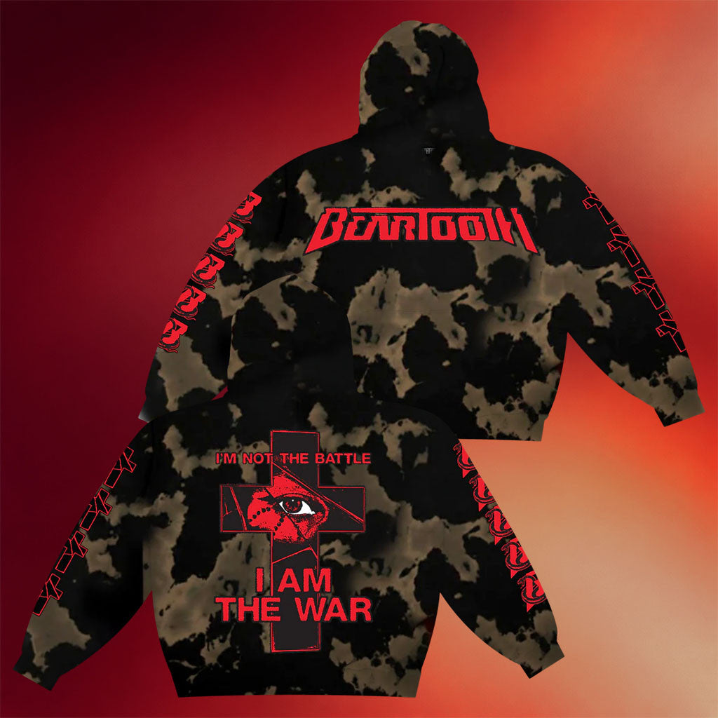Beartooth Merch 2026 I Am The War Tie Dye Hoodie Present For Band Fans