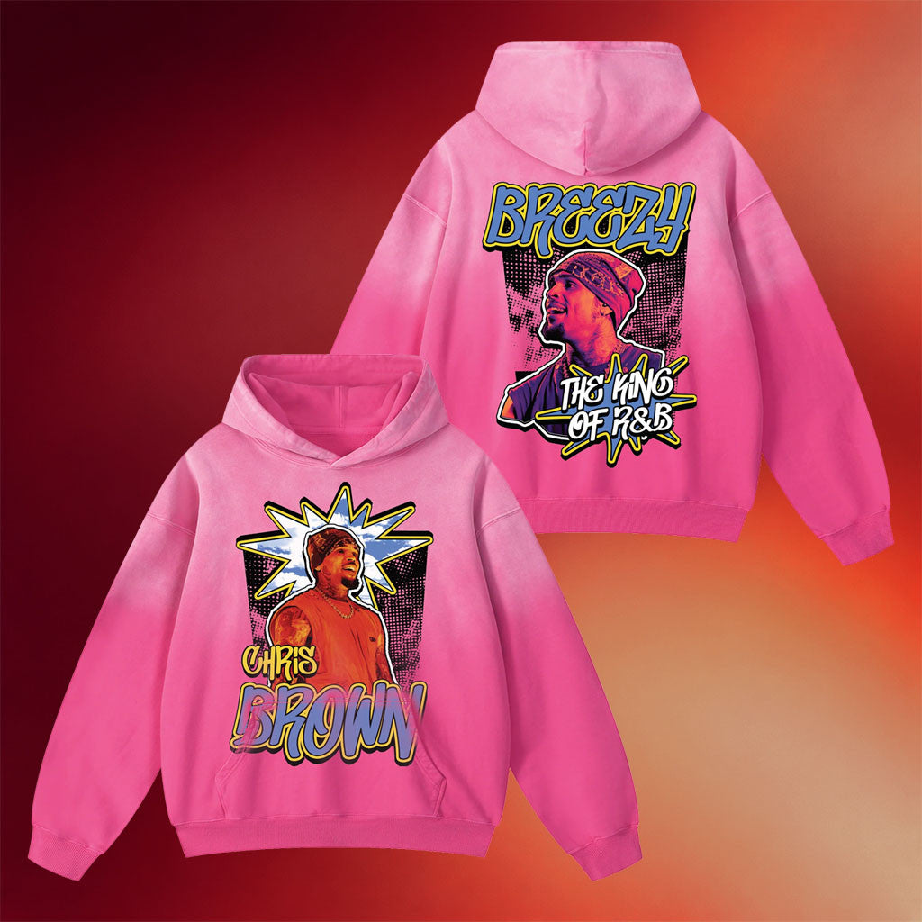 Chris Brown Merch 2026 Breezy Easter Hoodie The King Of RnB Hoodie Gifts For Music Fans