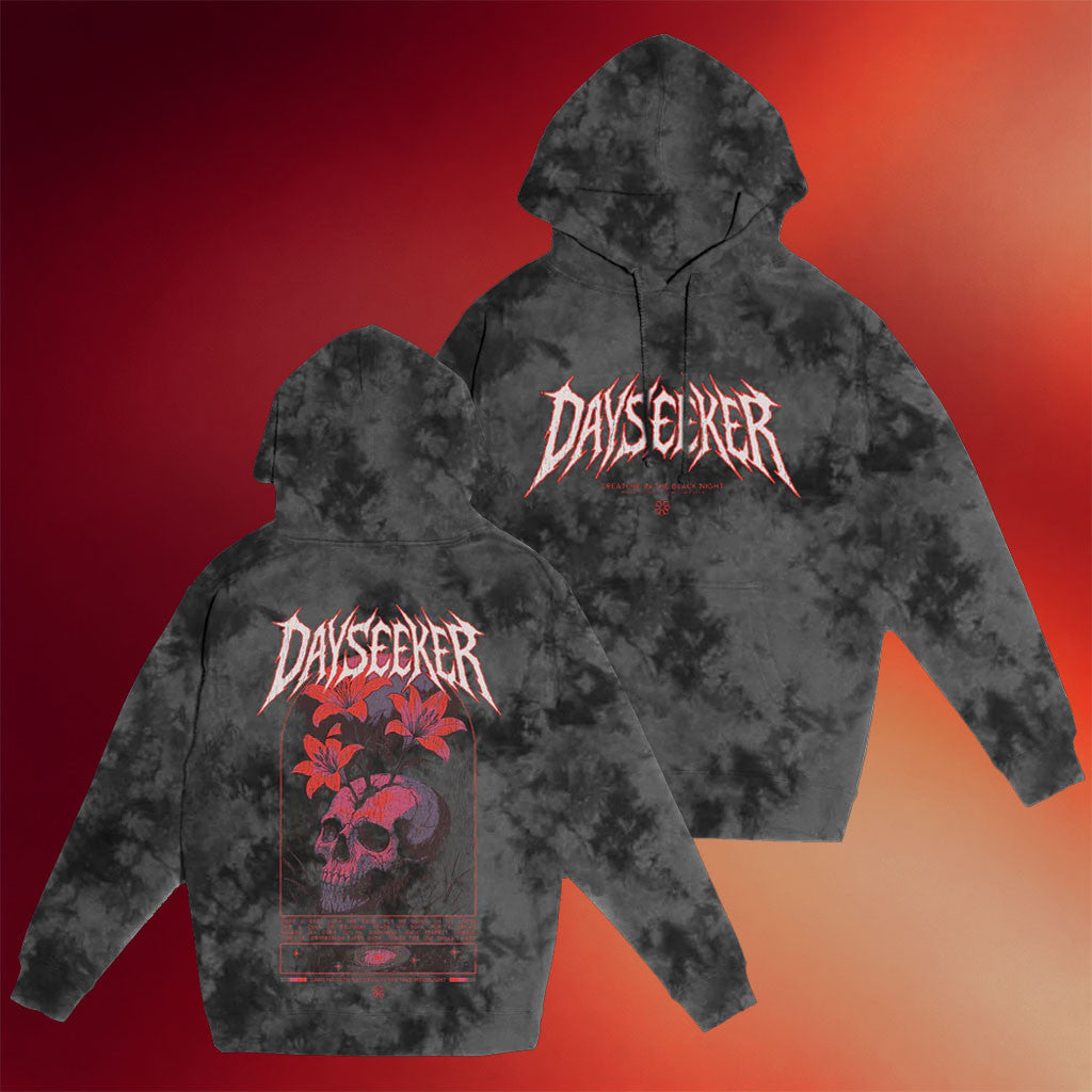 Dayseeker Merch Creature Metal Tie Dye Hoodie Dayseeker Hoodie Birthday Gift For Sister