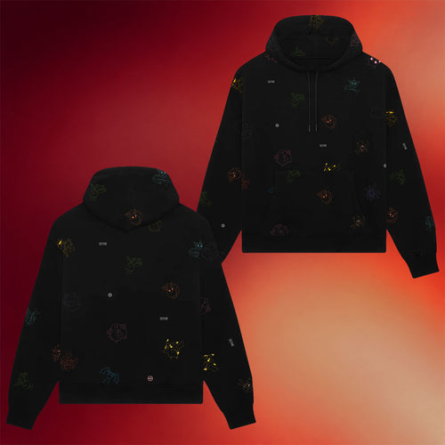 Dolly Noire X Pokemon Merch 2026 Kanto Region Pokemon Pattern Hoodie Gifts For Brothers