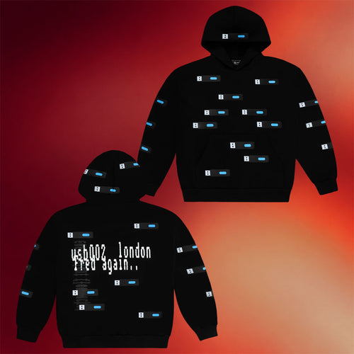 Fred Again Merch 2026 USB002 London Hoodie Music Related Gifts For Guys