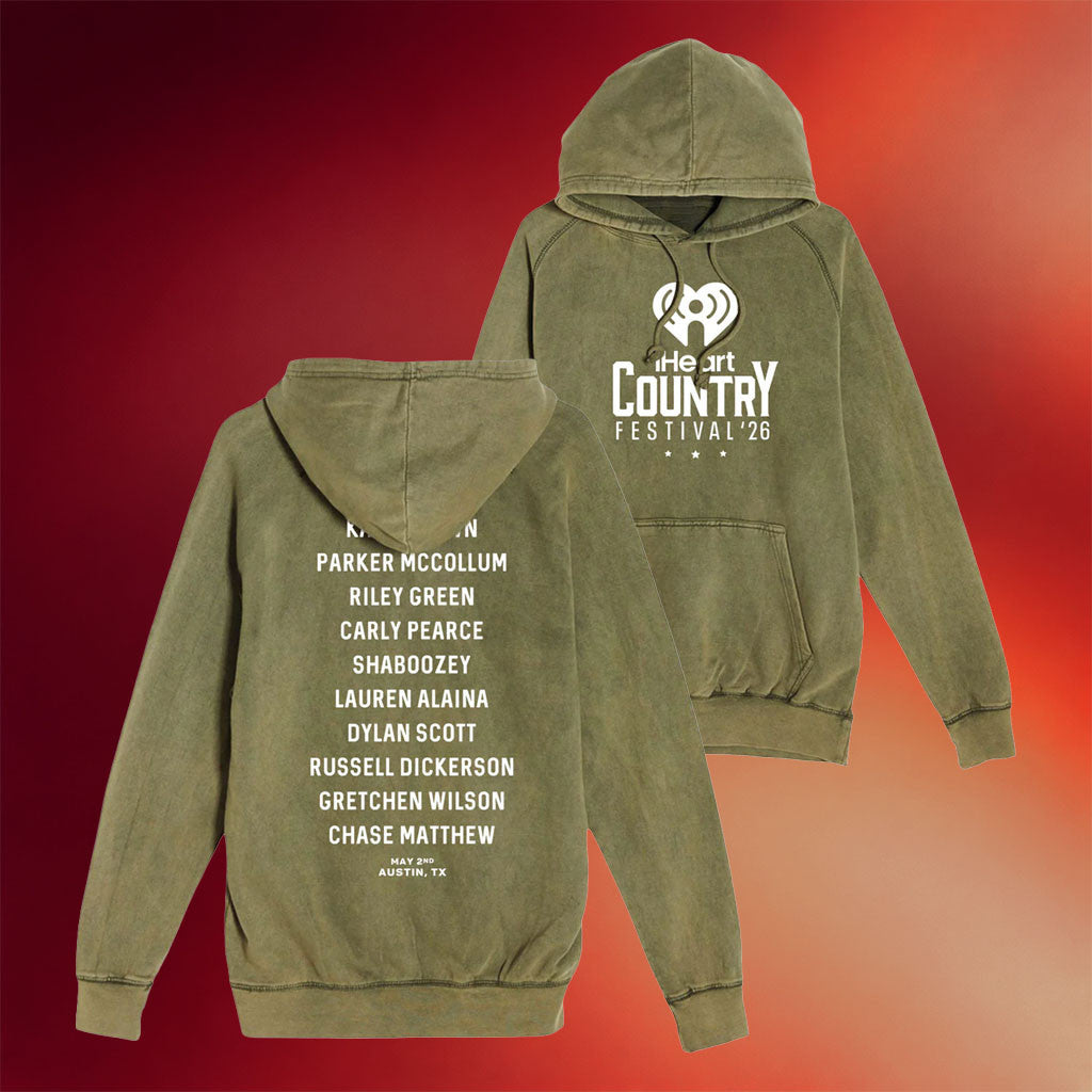 IHeart Merch IHeartCountry Festival 2026 Lineup Hoodie Best Gifts For Music Lovers