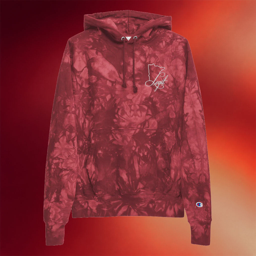 MN Legit Merch 2026 Champion Tie Dye Hoodie Minnesota Pride Hoodie Gift For Brothers