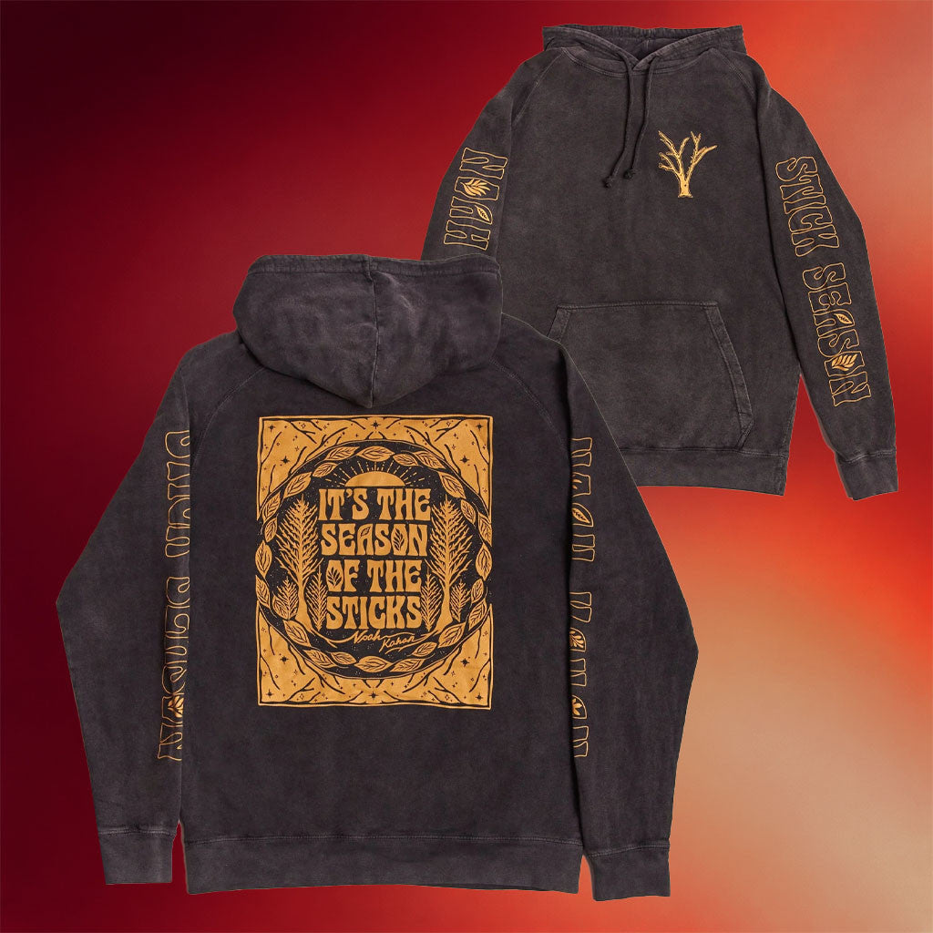Noah Kahan Merch It's The Season Of The Sticks Wash Hoodie Noah Kahan Hoodie Gifts For Dad