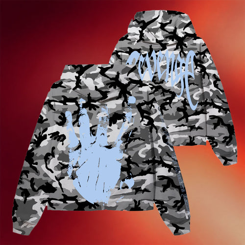 Revenge Merch X Kill Snow Camo Hoodie Hand Revenge Hoodie Best Gifts For Dad