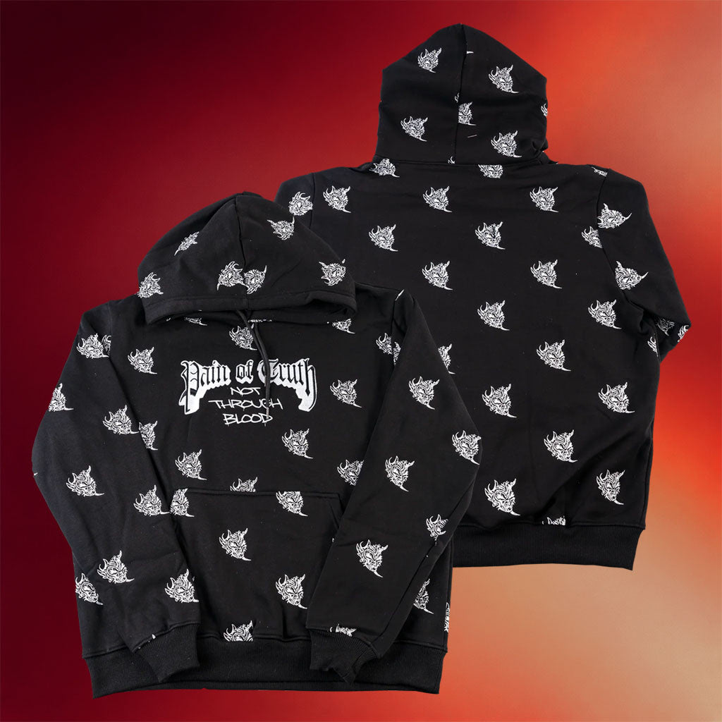 Pain Of Truth Merch 2026 Not Through Blood Hoodie POT Hoodie Music Lover Gifts For Him