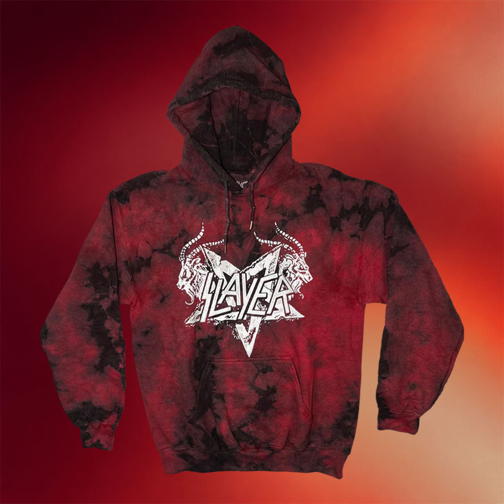 Slayer Merch Black Serenade Tie Dye Hoodie Slayer Apparel Gifts For Music Lovers