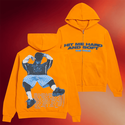 Billie Eilish Merch Hit Me Hard And Soft The Tour Zip Hoodie Cool Gifts For Music Lovers