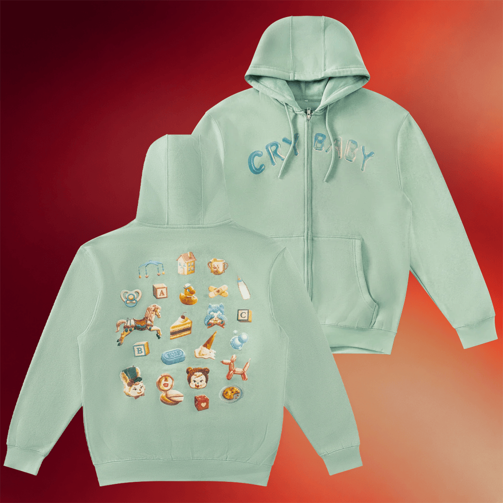 Melanie Martinez Merch Anniversary Collage Zip Up Hoodie Cry Baby Apparel Birthday Gift For Her