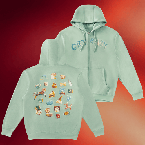 Melanie Martinez Merch Anniversary Collage Zip Up Hoodie Cry Baby Apparel Birthday Gift For Her