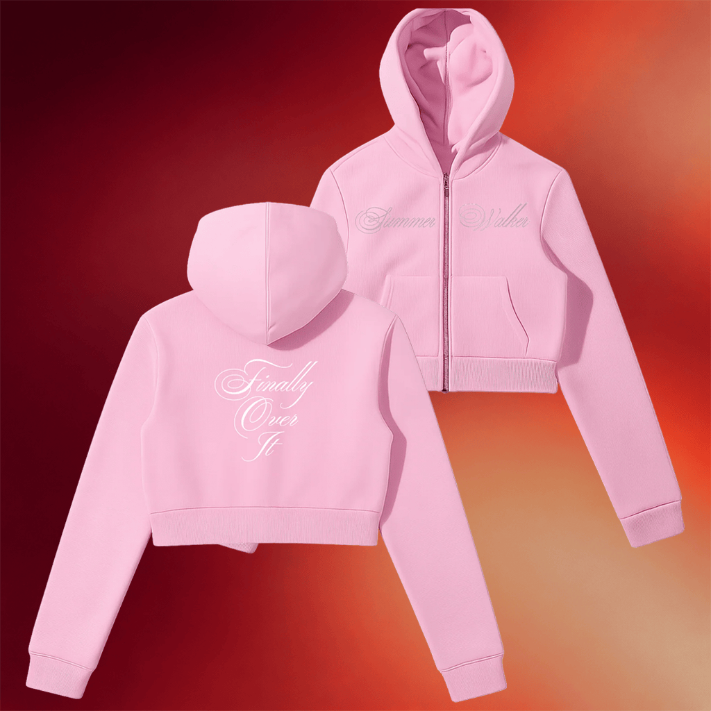 Summer Walker Merch Finally Over It Cropped Zip Hoodie Birthday Gifts For Her