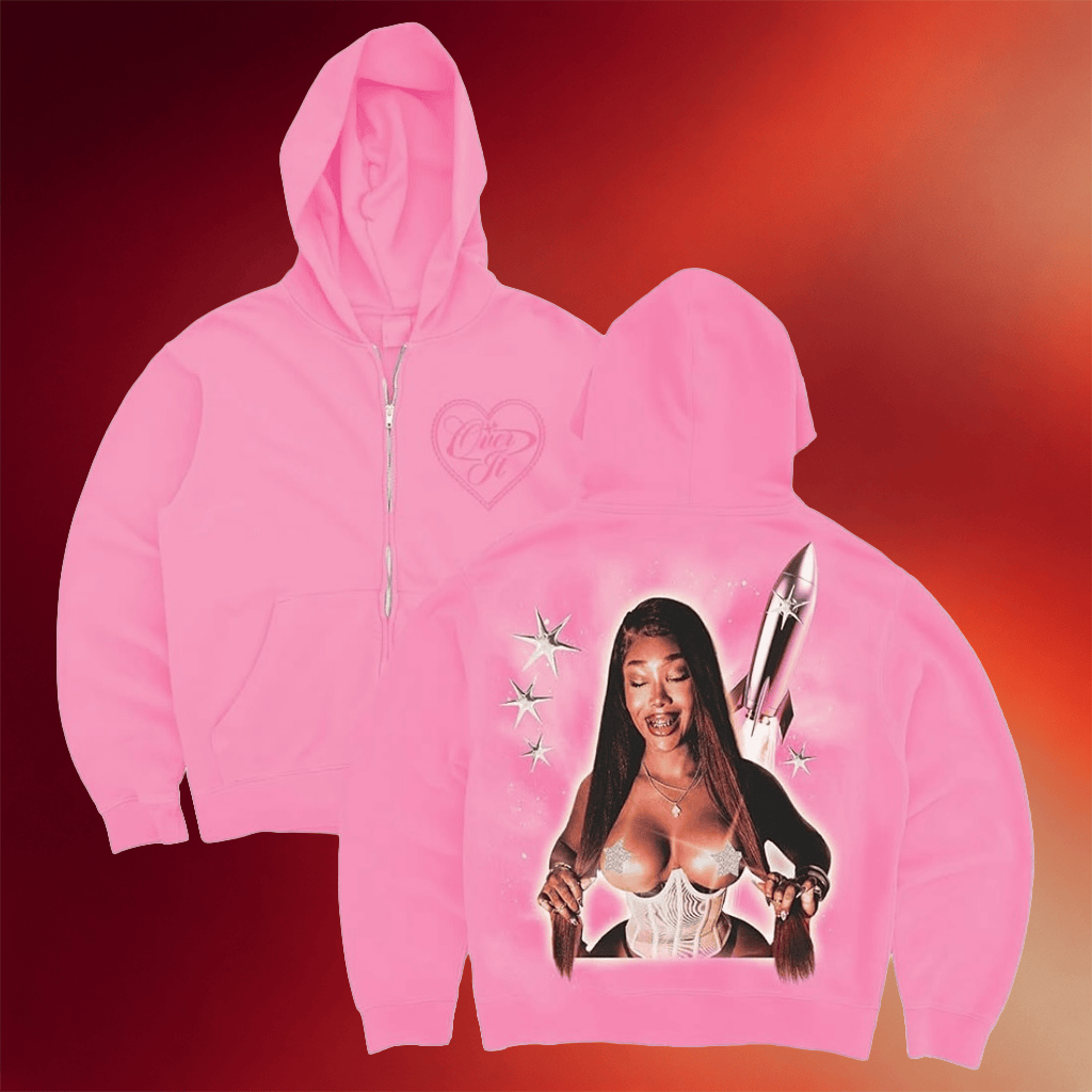 Summer Walker Merch Over It Zip Hoodie Summer Walker Hoodie Birthday Gifts For Sister