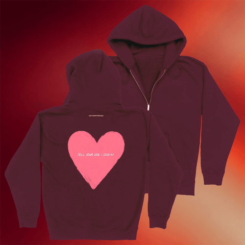We Rate Dogs Merch Big Heart Zip Hoodie Tell Your Dog I Said Hi Hoodie Birthday Gift For Her