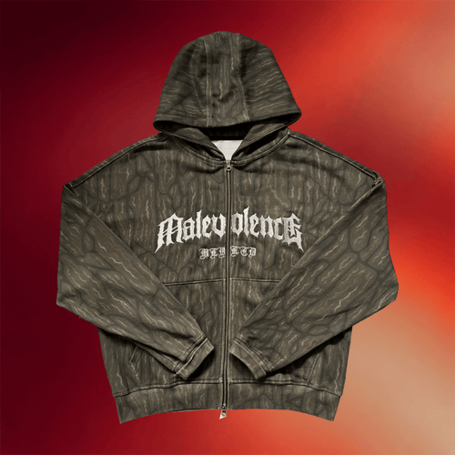 Malevolence Merch 2026 Malevolence Camo Zip Hoodie Cool Gifts For Music Lovers