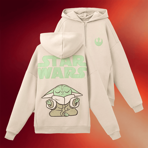 Star Wars Day 2026 Merch Grogu Zip Hoodie Star Wars The Mandalorian Hoodie BFF Gifts