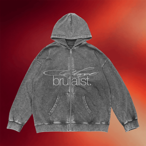 Sumerian Records Merch 2026 Sace6 Brutalist Zip Hoodie Best Gift For Music Fans