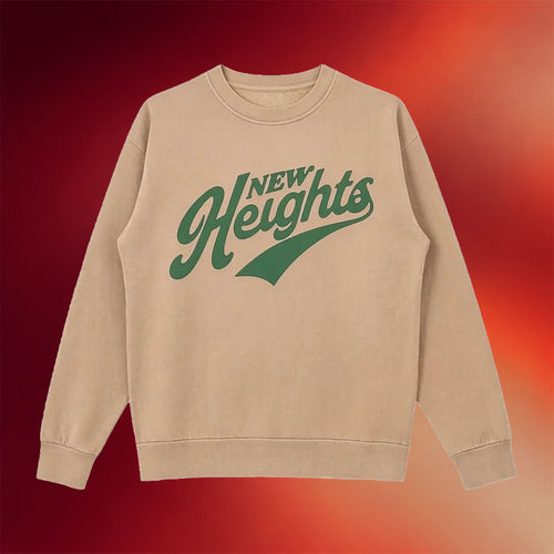 New Heights Merch 2026 New Heights Crewneck Sweatshirt Gift Ideas For Podcast Lovers