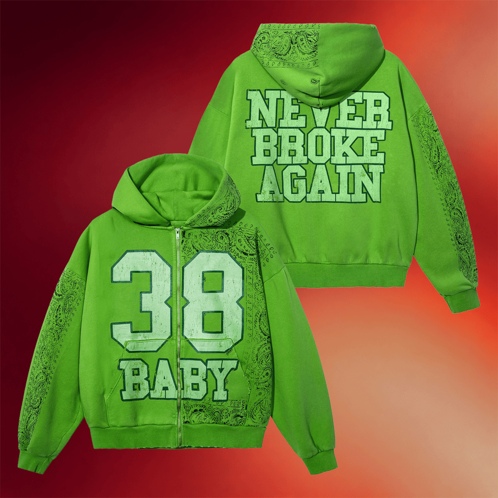 Youngboy NBA Merch 38 Paisley Zip Hoodie 2026 Gifts Ideas For Rapper Fans