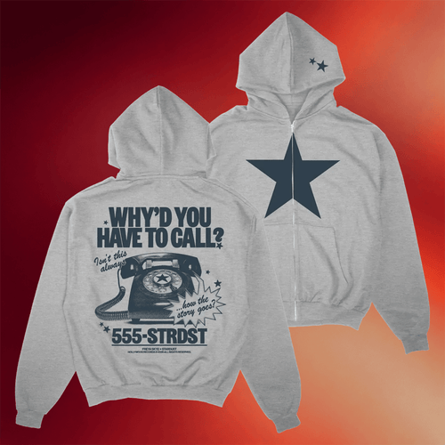 Freya Skye Merch 2026 Why'd You Have To Call Zip Hoodie Gifts Ideas For Hers