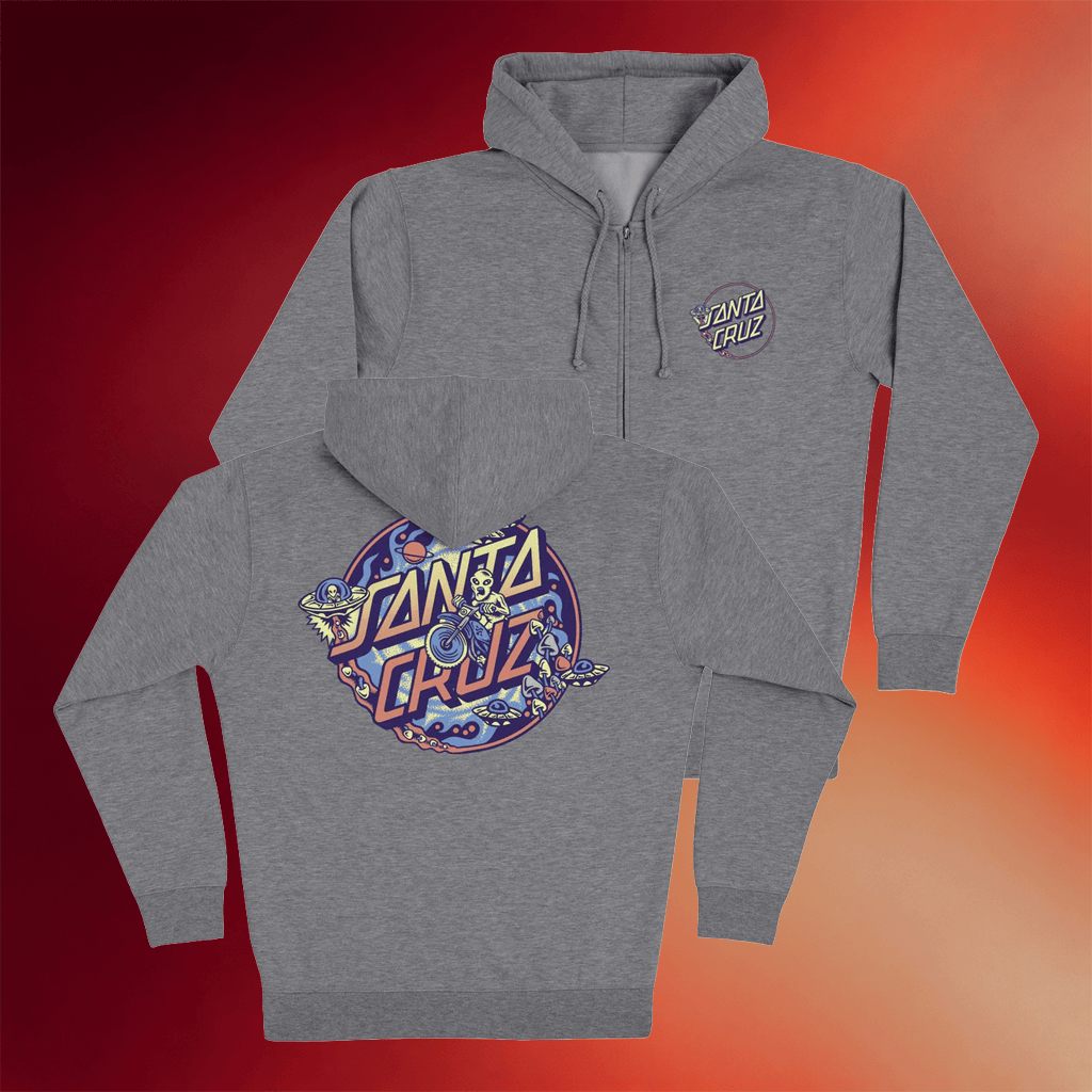 Santa Cruz Merch 2026 Winkowski Dope Planet 2 Santa Cruz Zip Hoodie Gifts For Him