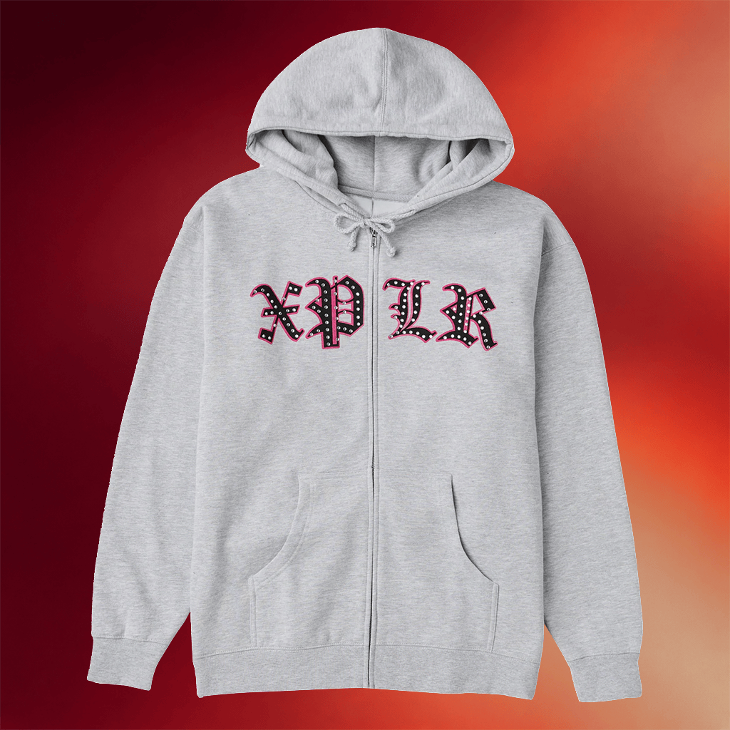 XPLR Merch Big Bling Zip Hoodie XPLR Hoodie Birthday Gift For Sister