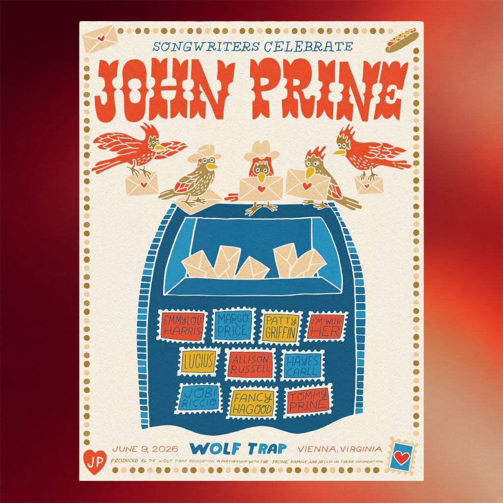 Port Merchandise Wolf Trap Concert June 9 2026 Poster John Prine Merch Wall Art Decor Ideas