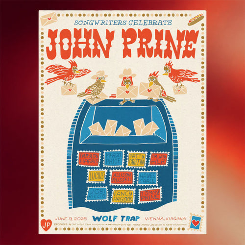 Port Merchandise Wolf Trap Concert June 9 2026 Poster John Prine Merch Wall Art Decor Ideas