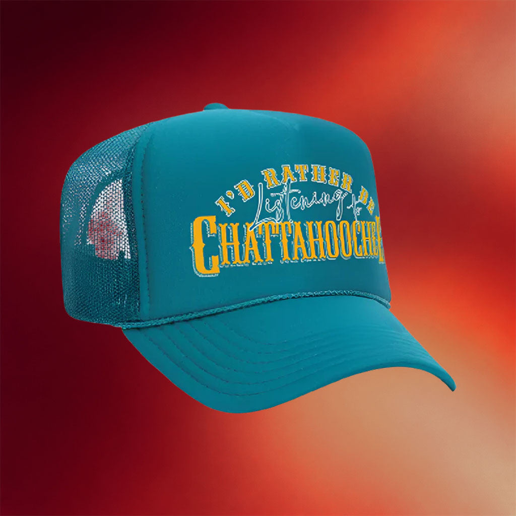 Alan Jackson Merch 2026 Chattahoochee Trucker Hat Music Related Gifts For Guys