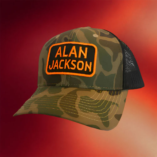 Alan Jackson Merch 2026 Woodland Green Camo Scout Trucker Hat Cool Gift For Fathers