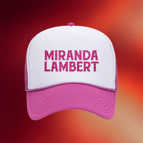Miranda Lambert Merch 2026 Miranda Lambert Glitter Trucker Cap Hat Best Gift For Mom