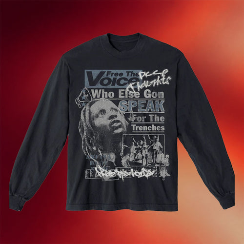 Lil Durk Merch 2026 Free The Voice Long Sleeve Shirt Birthday Gift Ideas For Him