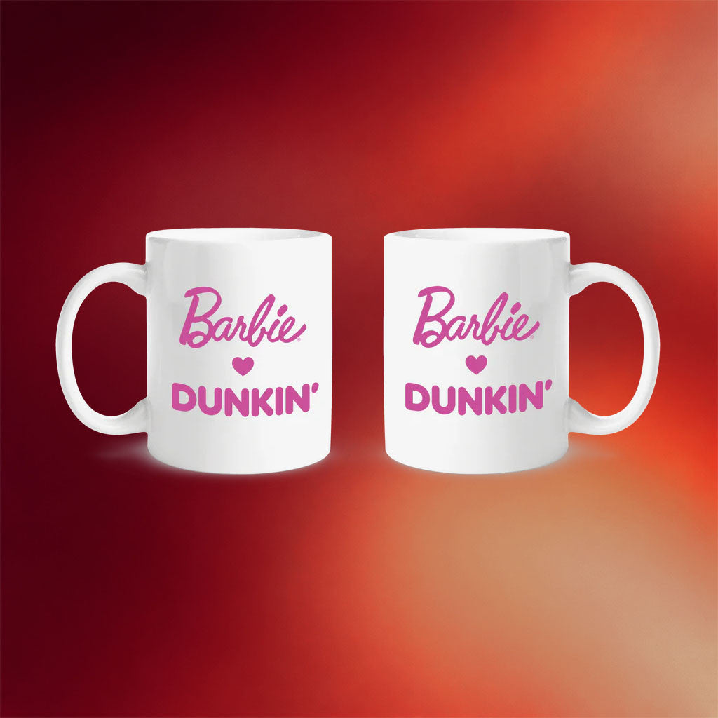 Dunkin Runs On Merch 2026 Dunkin X Barbie Mug Coffee Lover Gifts For Sister