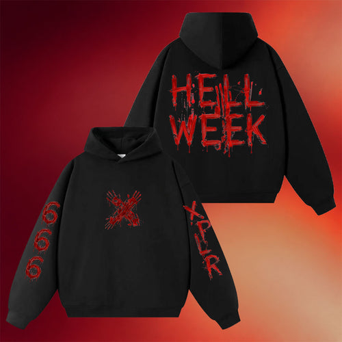 XPLR Merch 2026 Sacrifices Hoodie Black Hell Week Hoodie Sam And Colby Merch Brother Gifts
