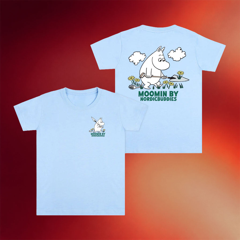 Moomin Merch 2026 Moomintroll Gardening T-Shirt Cute Gifts For Girlfriend