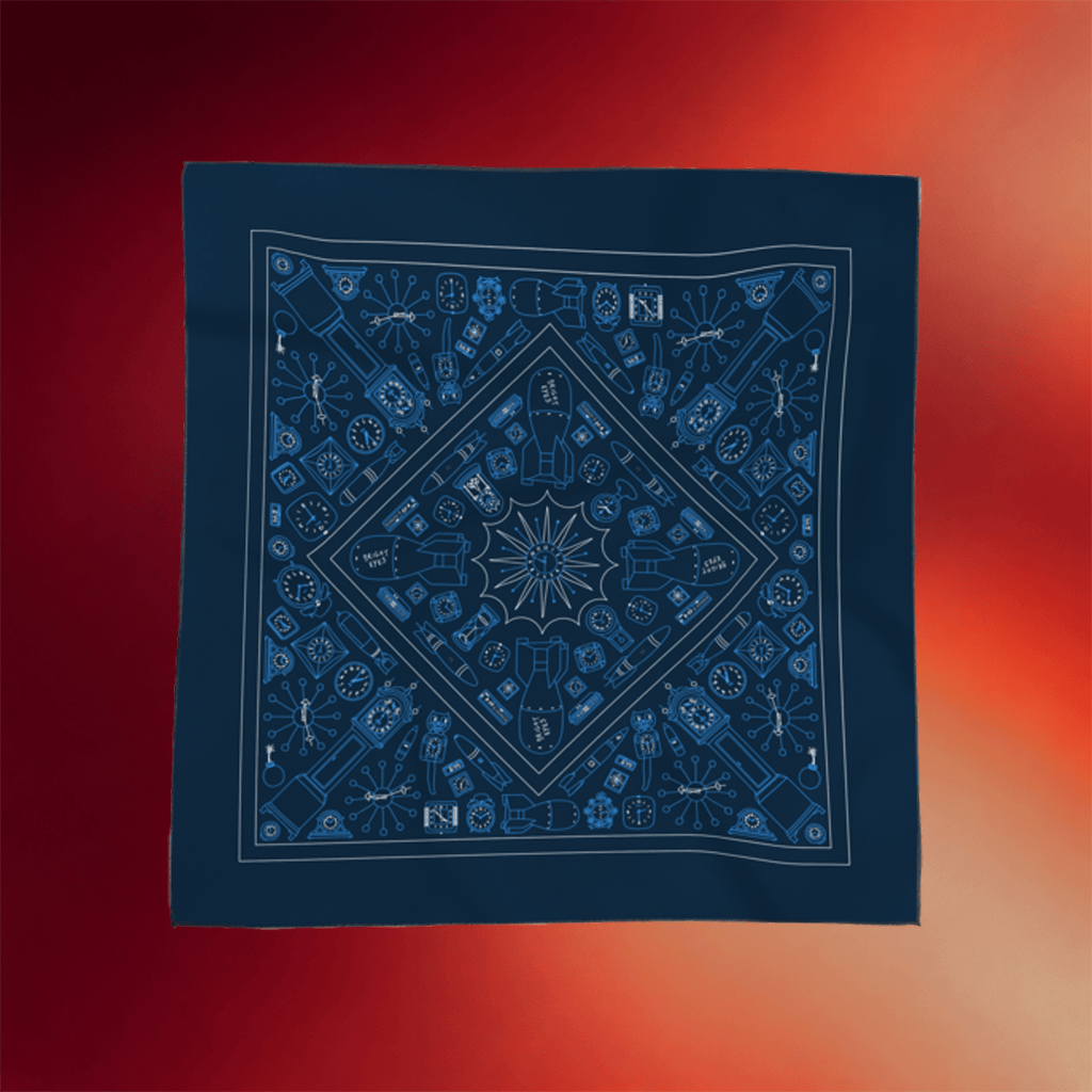 Bright Eyes Merch 2026 Atomic Clock Bandana Gifts Ideas For Rock Band Fans