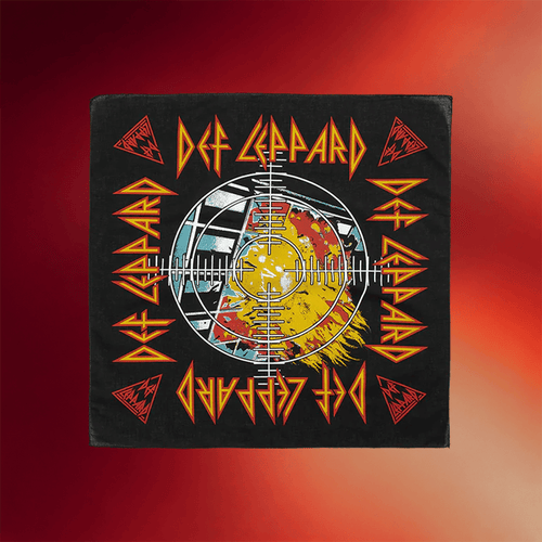 Def Leppard Merch 2026 Pyromania Bandana Def Leppard Band Merch Gifts For Rock Fans