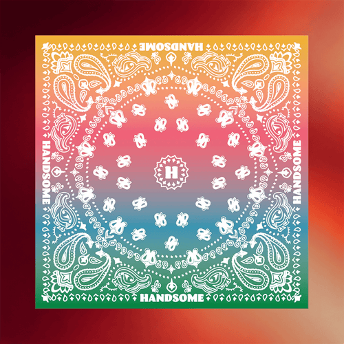 Handsome Podcast Merch 2026 Handsome Rainbow Bandana Unique Gift For Friends